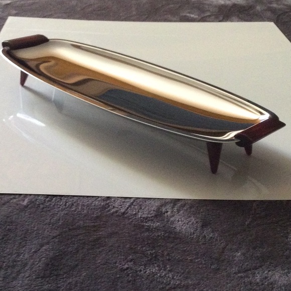 Glo Hill Vintage Chrome/Bakelite  Tray - Picture 2 of 6